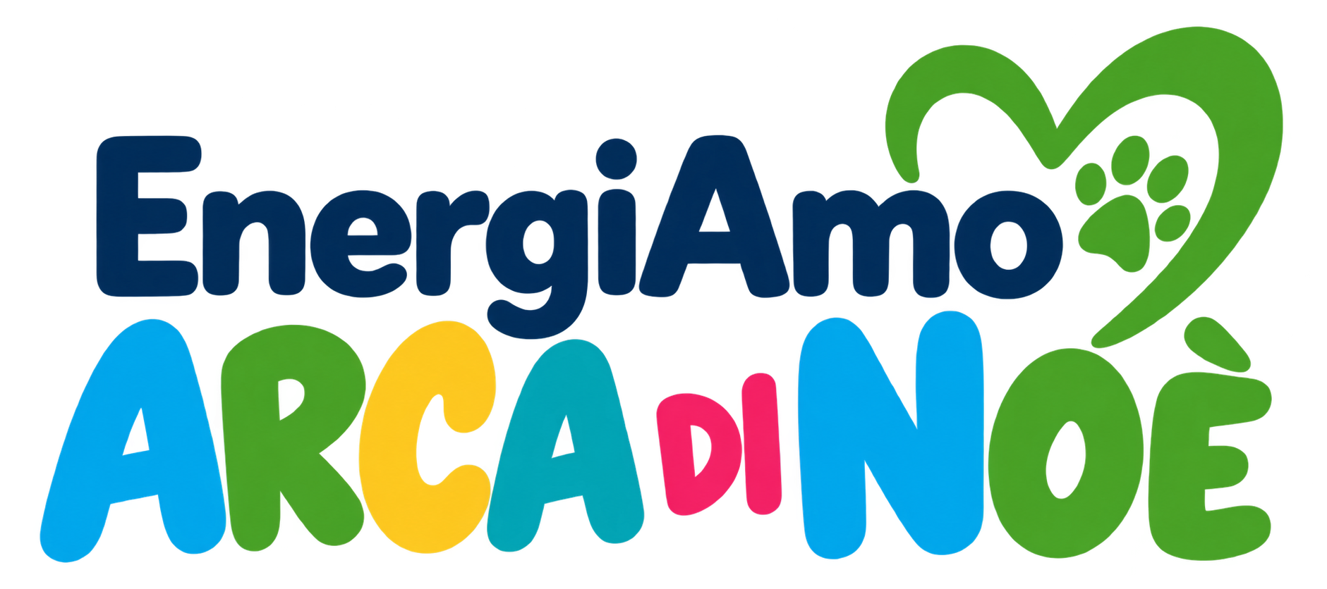 EnergiAmo Arca di Noè — logo con cuore verde